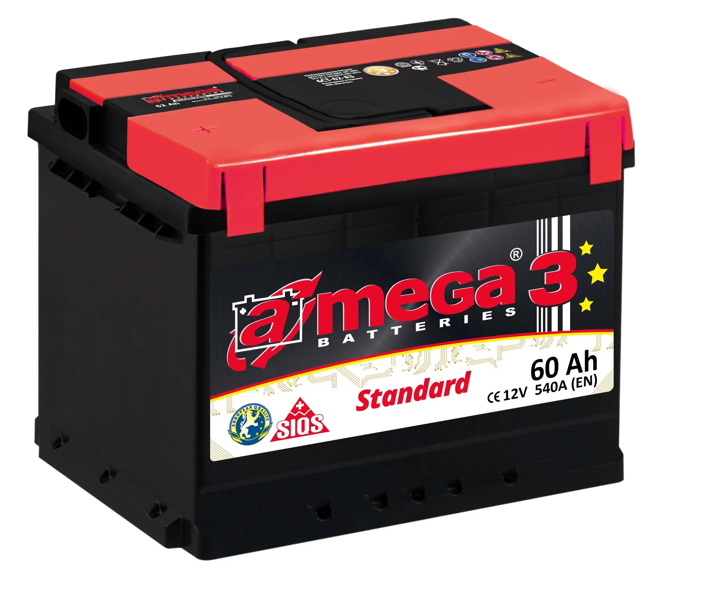 Акумулятор A-MEGA Standard 44 Ah (0) 390 A