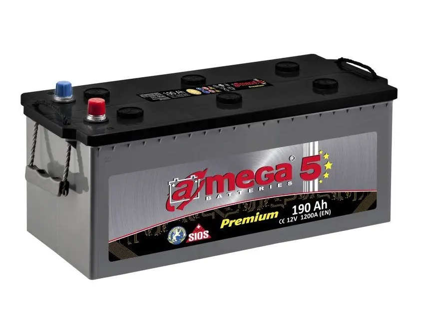 Акумулятор A-MEGA Premium 190 Ah (3) 1200 A
