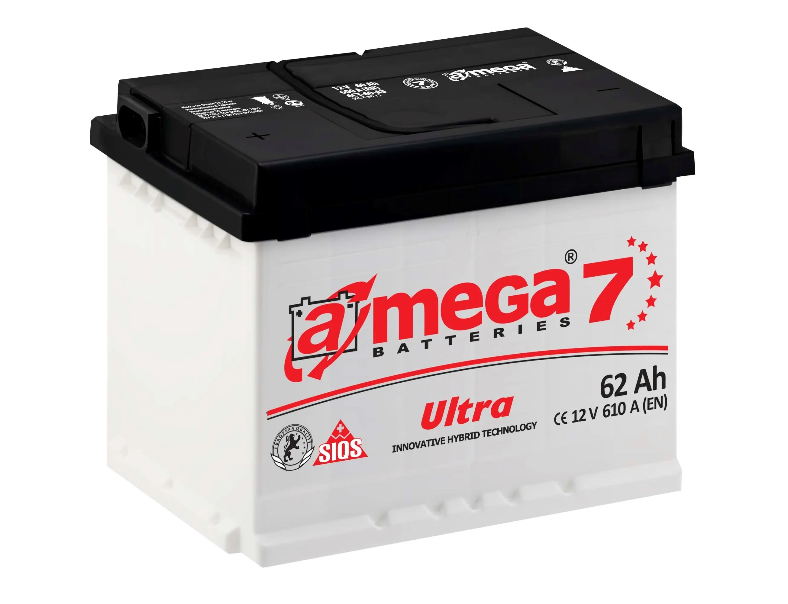 Акумулятор A-MEGA Ultra 62 Ah (0) 610 A