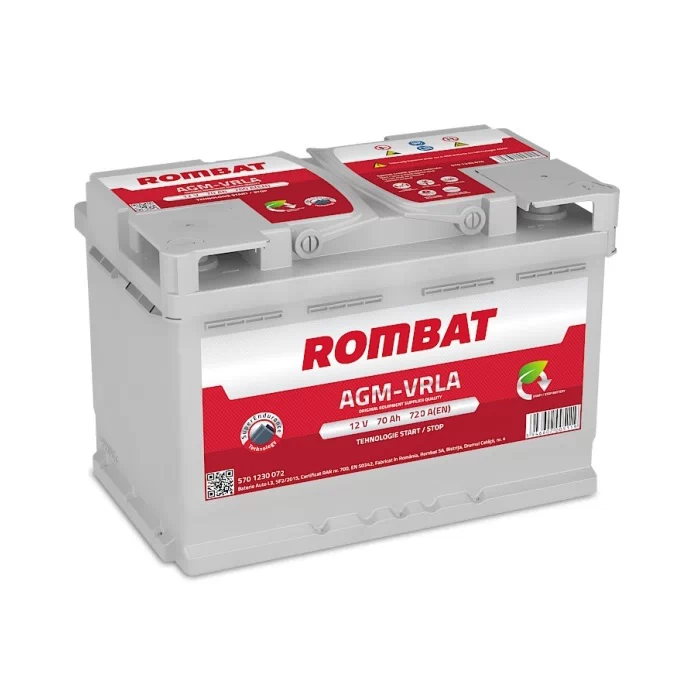 Акумулятор Rombat AGM 70Ah 760 A (0) Start-Stop