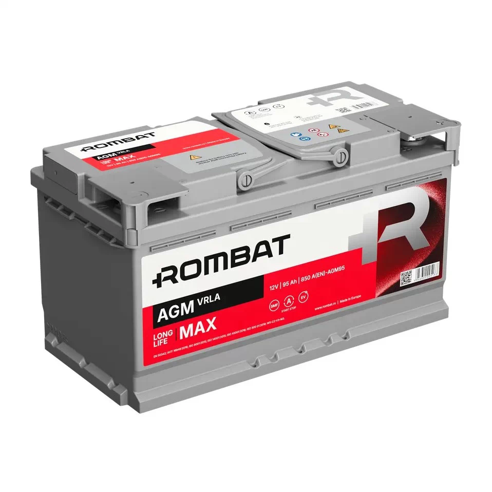 Акумулятор Rombat AGM 95Ah 850 A (0) Start-Stop