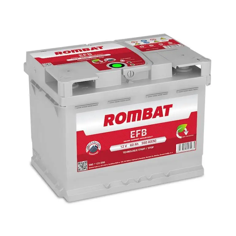 Акумулятор Rombat EFB 60Ah 640 A (0) F260 Start-Stop