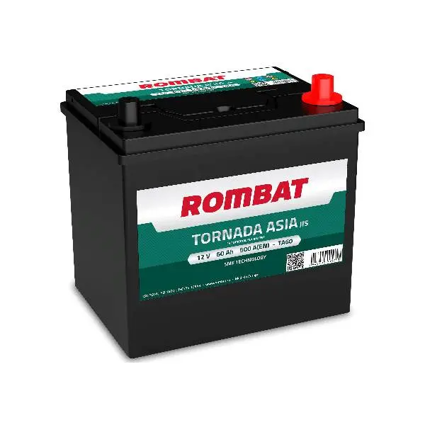 Акумулятор Rombat TORNADA ASIA 60Ah 500 A (0) TA60