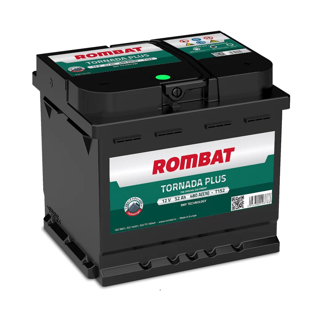 Акумулятор Rombat TORNADA PLUS 52Ah 480 A (0) T152
