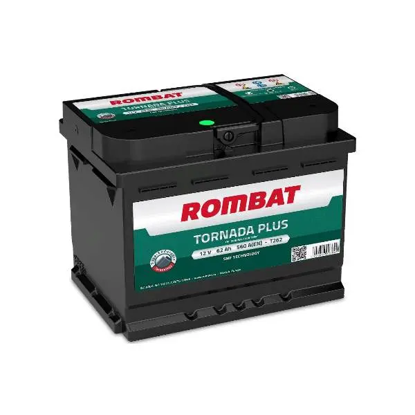 Акумулятор Rombat TORNADA PLUS 62Ah 560 A (0) T262