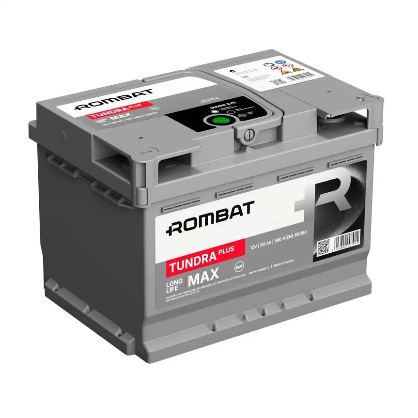 Акумулятор Rombat TUNDRA 60Ah 580 A R+ EB260