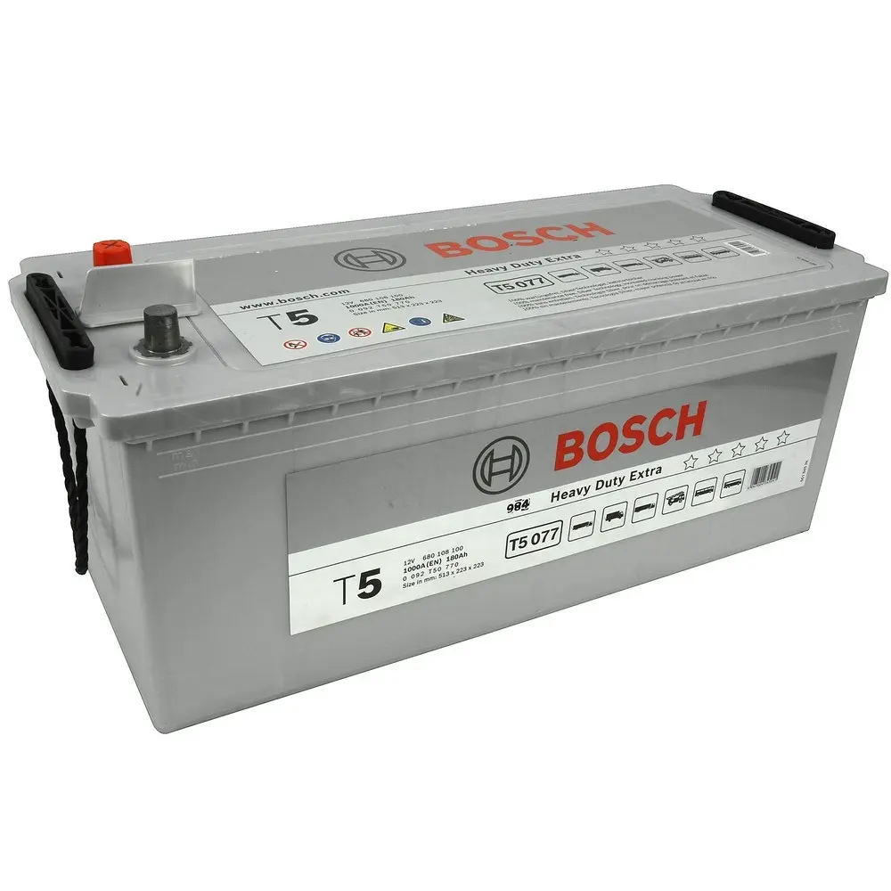 Вантажний акумулятор Bosch 180Ah T5 Heavy Duty Extra (1) 1000A 0092Т50770