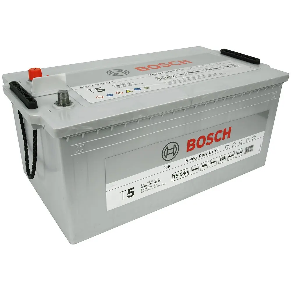 Акумулятор Bosch 225Ah T5 Heavy Duty Extra (1) 1150A 0092Т50800