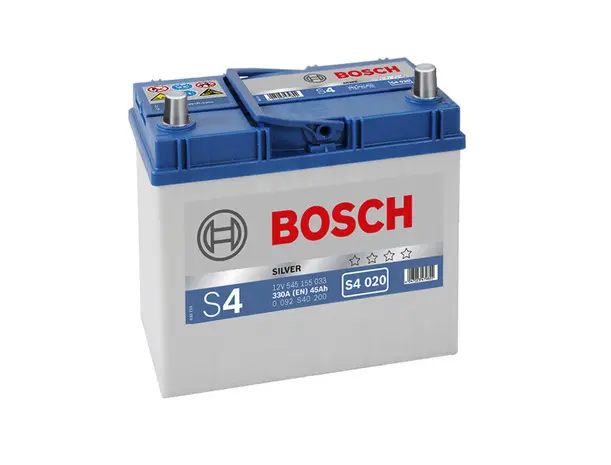 Акумулятор Bosch 45Ah S4 Silver (0) 330A Asia 0092S40200 тонка клема