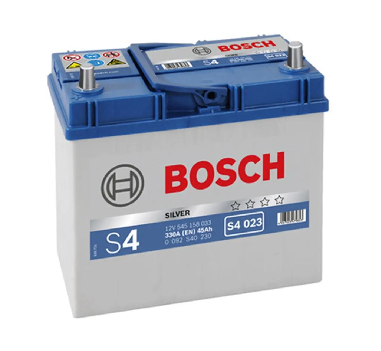 Акумулятор Bosch 45Ah S4 Silver (1) 330A Asia 0092S40230
