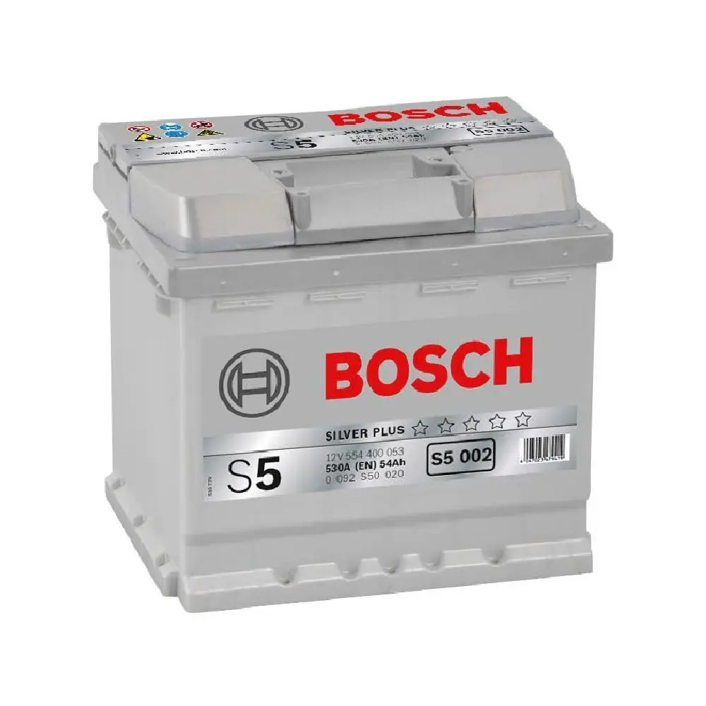 Акумулятор Bosch 54Ah S5 Silver (0) 530A 0092S50020