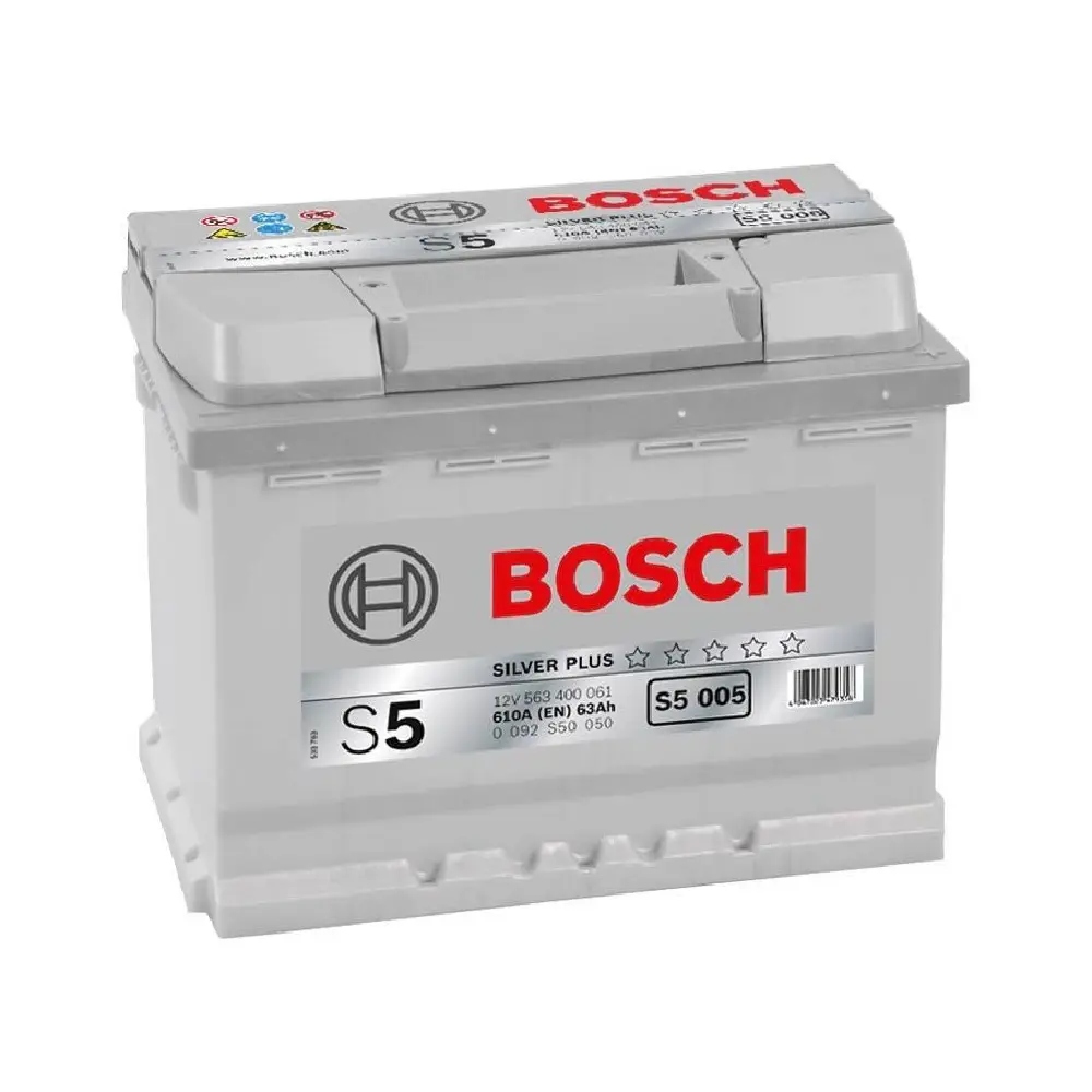 Акумулятор Bosch 63Ah S5 Silver (0) 610A 0092S50050