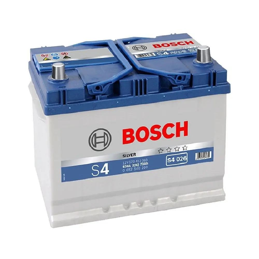 Акумулятор Bosch 70Ah S4 Silver (0) 630A Asia 0092S40260