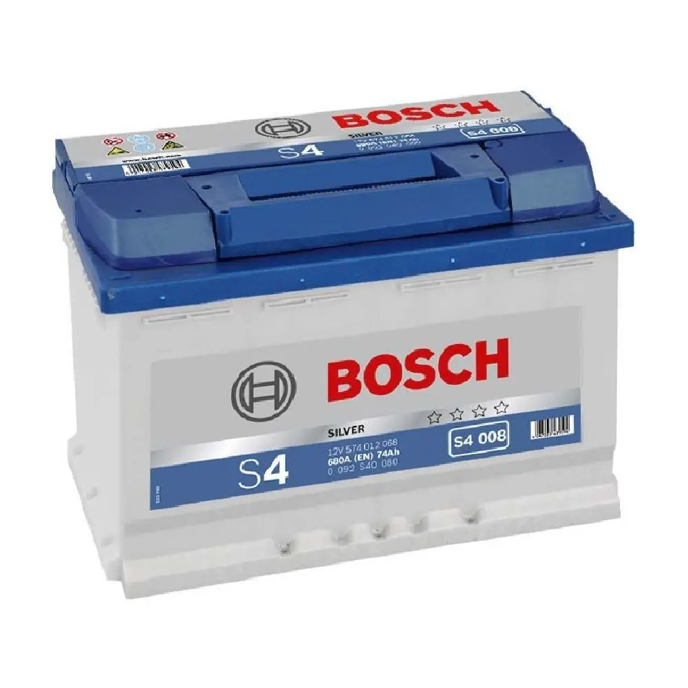 Акумулятор Bosch 74Ah S4 Silver (0) 680A 0092S40080