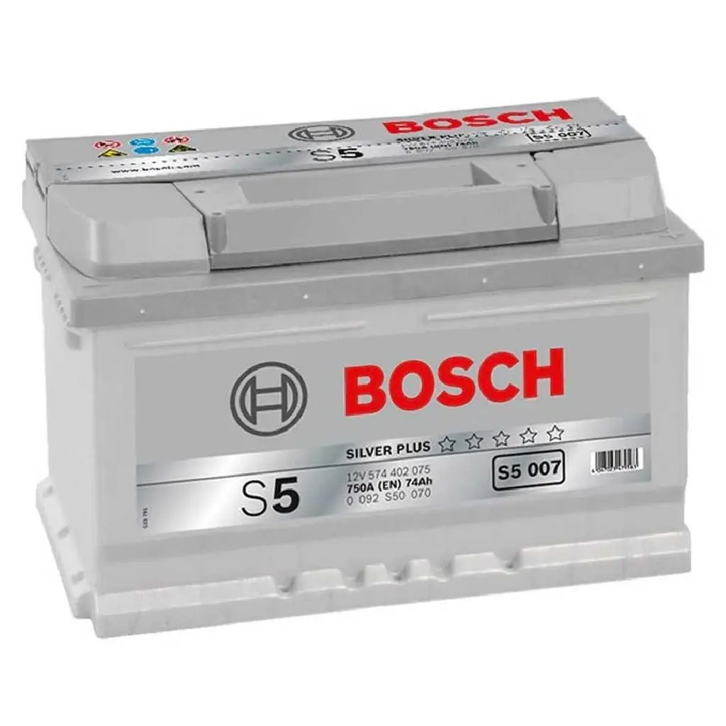 Акумулятор Bosch 74Ah S5 Silver (0) 750A 0092S50070