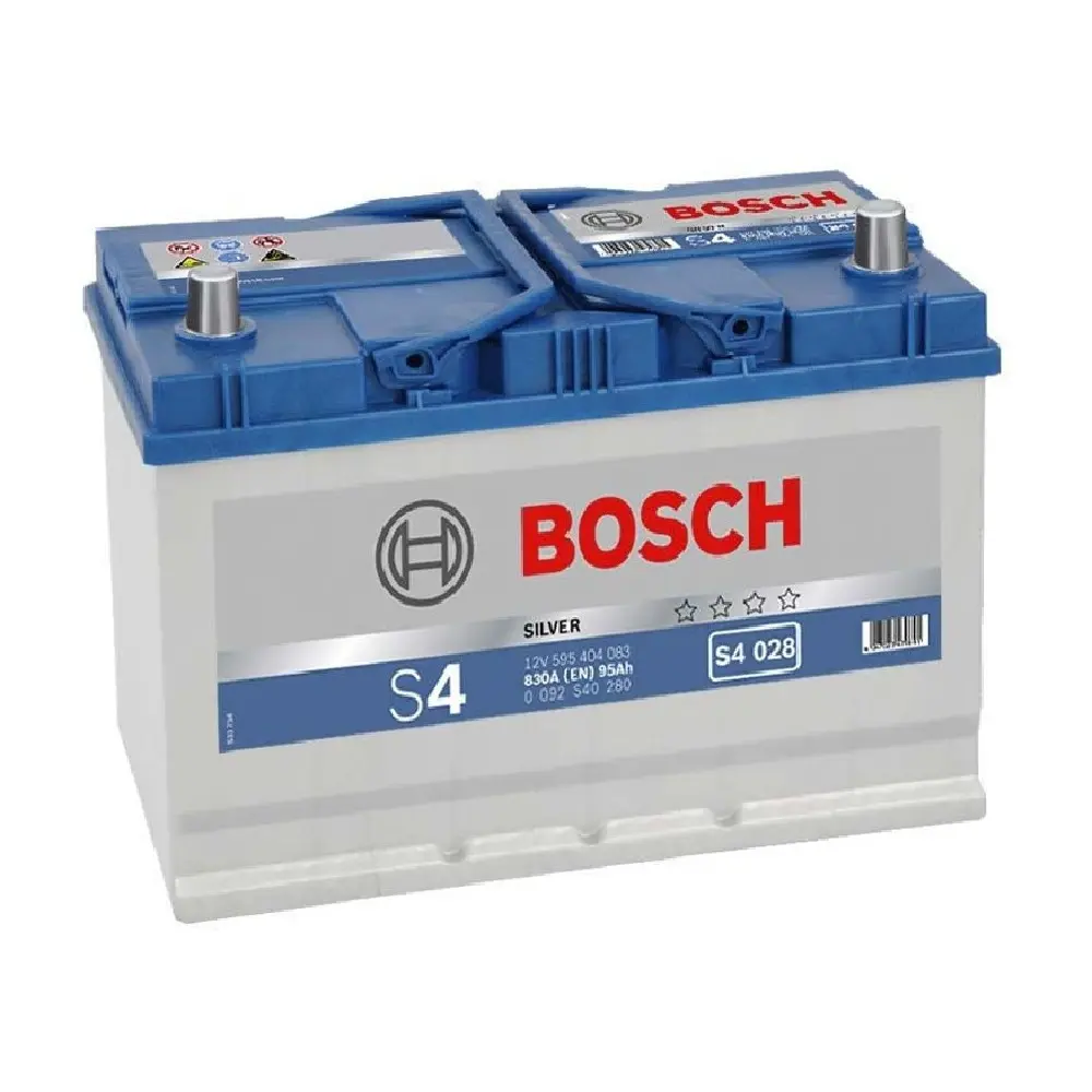 Акумулятор Bosch 95Ah S4 Silver (0) 830A Asia 0092S40280