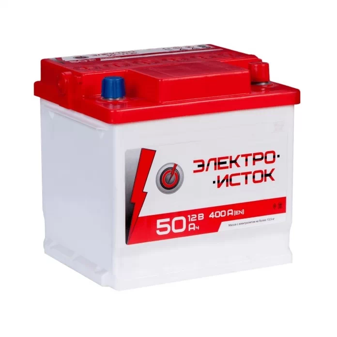 Акумулятор Электроисток 50 Ah 400A 6СТ-50