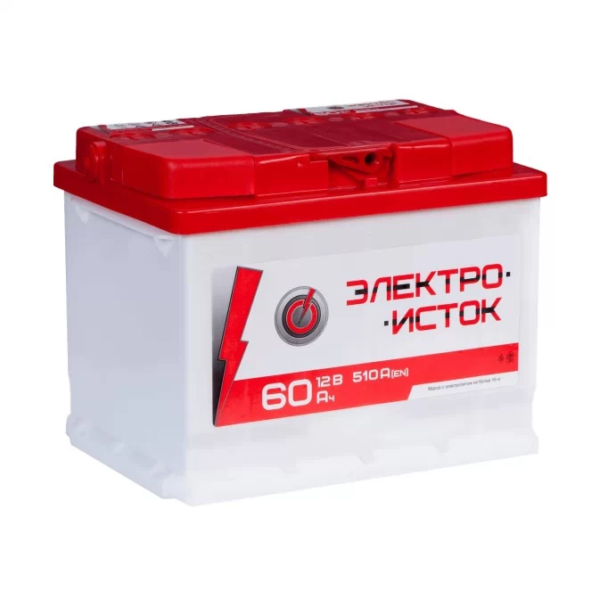Акумулятор Электроисток 60 Ah 510A 6СТ-60 R/L+