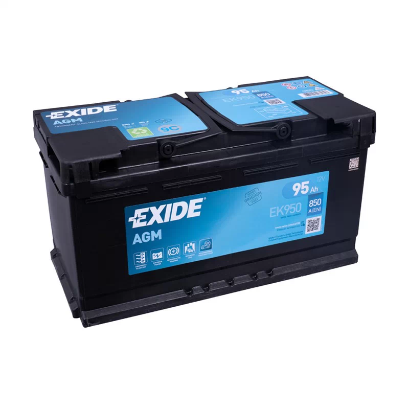 Акумулятор Exide Start-Stop AGM 95Аh 850A R+ (EK950)
