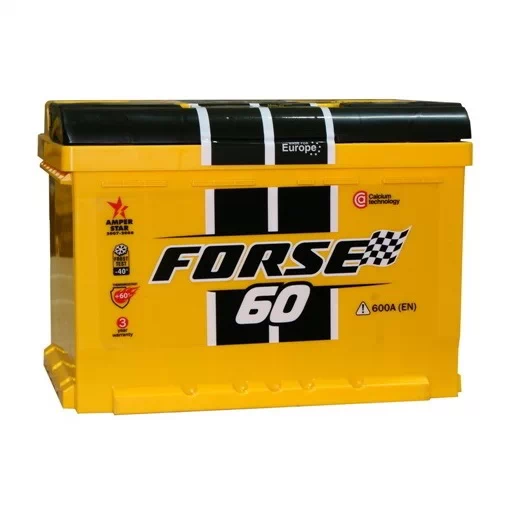 Акумулятор Forse 60 Ah (0) 600A 6СТ-60