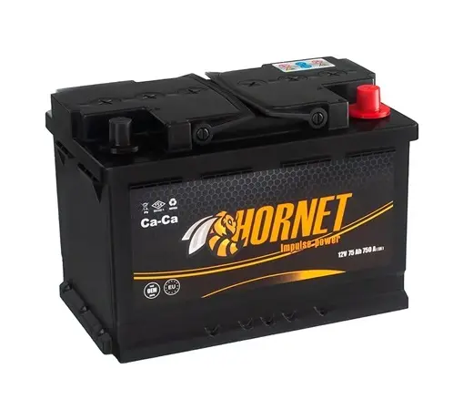 Акумулятор Hornet 75Ah 750A R/L+