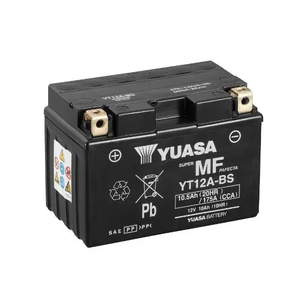 Мото акумулятор Yuasa 10Ah MF VRLA (сухозаряджений)