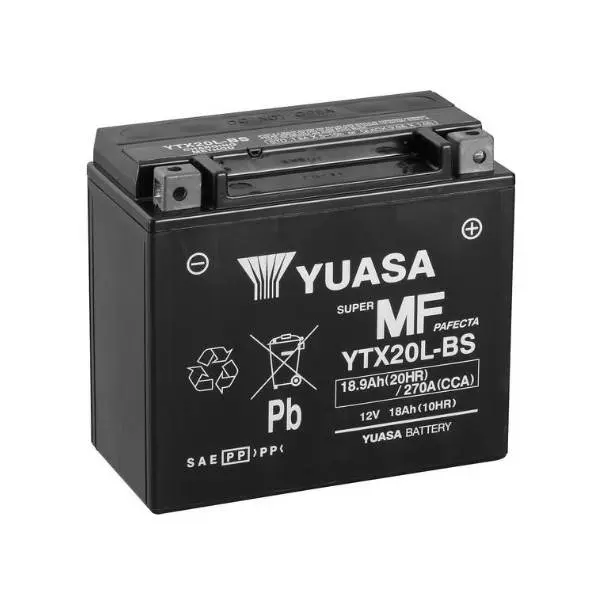 Мото акумулятор Yuasa 18,9 Ah MF VRLA (сухозаряджений)
