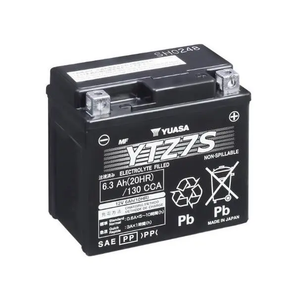 Мото акумулятор Yuasa 6,3 Ah High Performance MF VRLA (GEL)