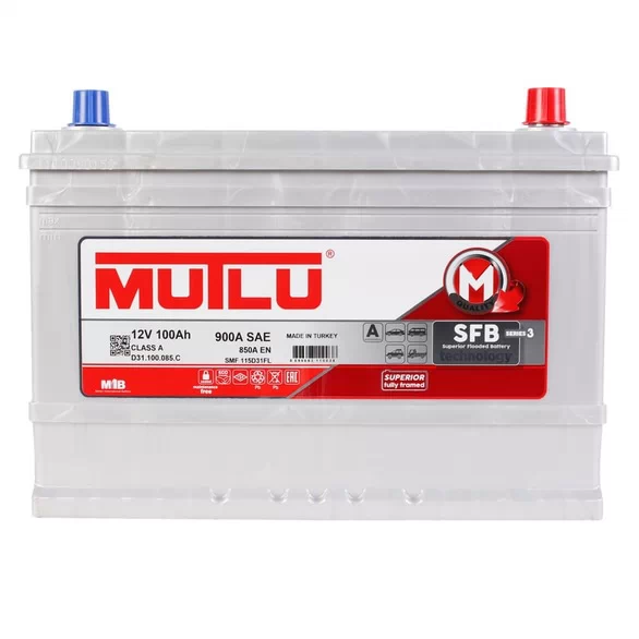 Акумулятор Mutlu 100 Ah (1) Asia 850 A