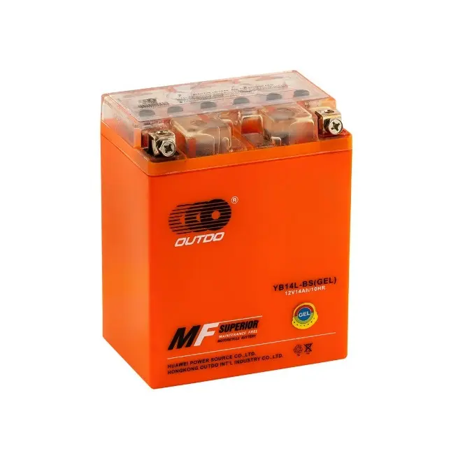 Мото акумулятор Outdo 14 Ah YB14L-BS (GEL)