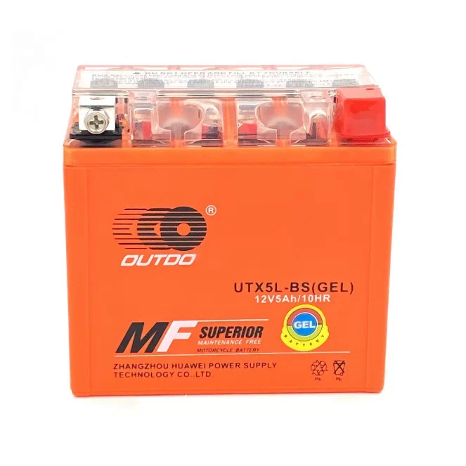 Мото акумулятор Outdo 5 Ah UTX5L-BS (GEL)
