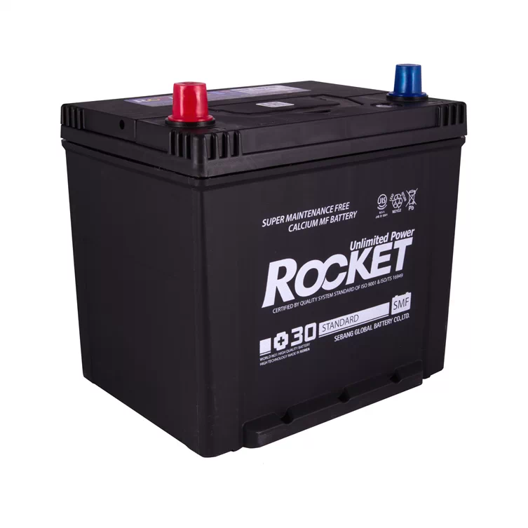 Акумулятор Rocket 65Ah 590A Asia 75D23L