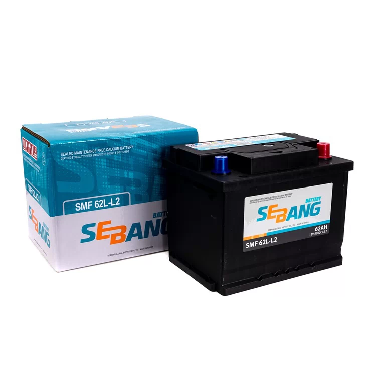 Акумулятор Sebang 62 Ah 520A SMF 62L-L2