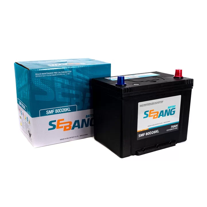 Акумулятор Sebang 70 Ah 600A SMF 80D26KL