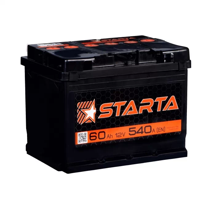 Акумулятор Starta 60 Ah 540A 6-СТ60 R/L+