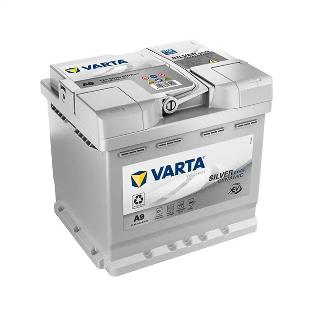 Акумулятор Varta AGM Silver Dynamic 50Ah 540A (A9) 550901054