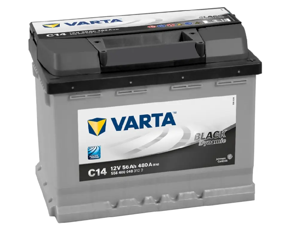 Акумулятор Varta Black Dynamic 56Ah (0) 480A (C14) 556400048