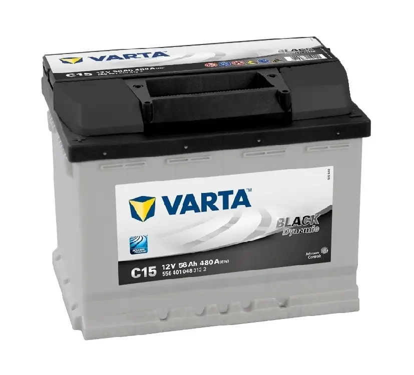Акумулятор Varta Black Dynamic 56Ah (1) 480A (C15) 556401048