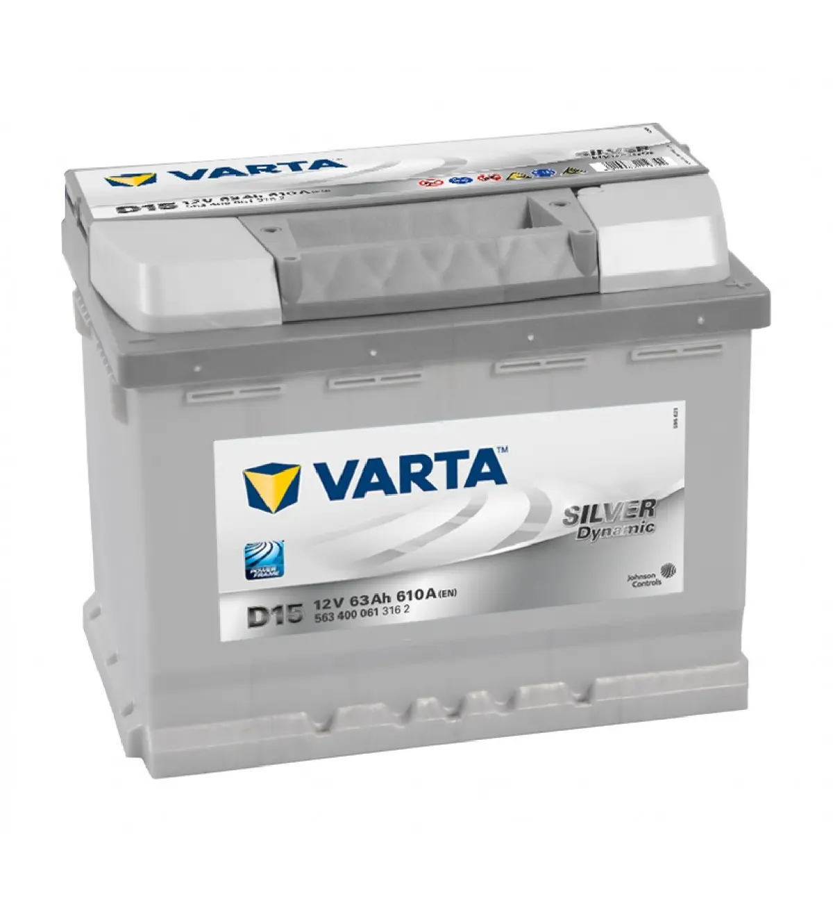Акумулятор Varta Silver Dynamic 63Ah (0) 610A (D15) 563400061