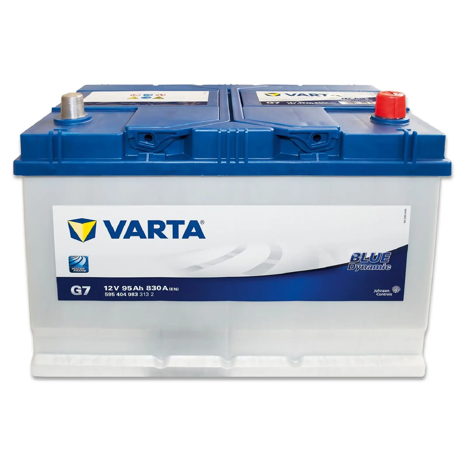 Акумулятор Varta 6CT-95 Ah Blue Dynamic (0) 830A (G7) Asia 595404083
