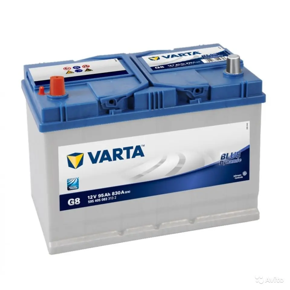 Акумулятор Varta Blue Dynamic 95 Ah (1) Asia 830A (G8) 595405083