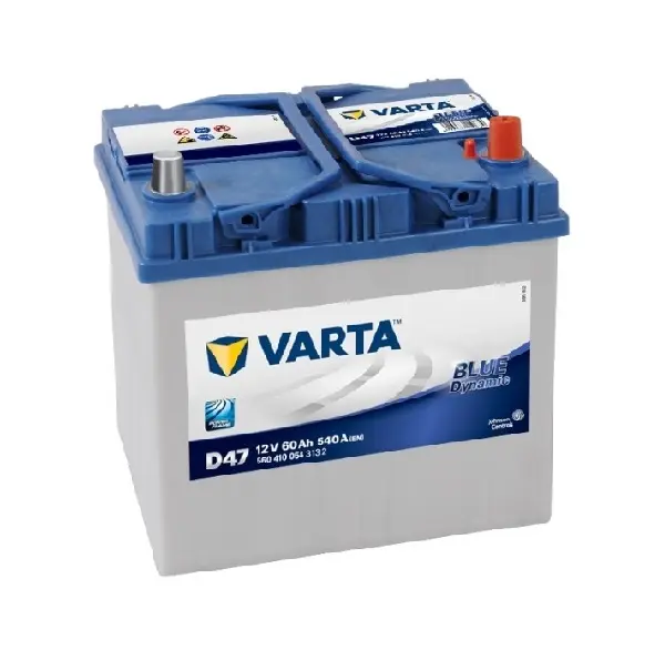 Акумулятор Varta Blue Dynamic 60 Ah (0) 540A (D47) Asia 560410054