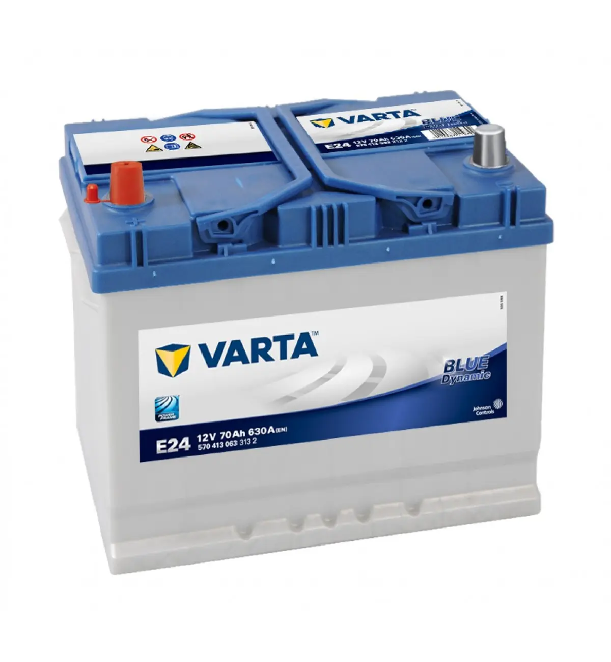 Акумулятор Varta Blue Dynamic 70 Ah (1) 630A Asia (E24) 570413063