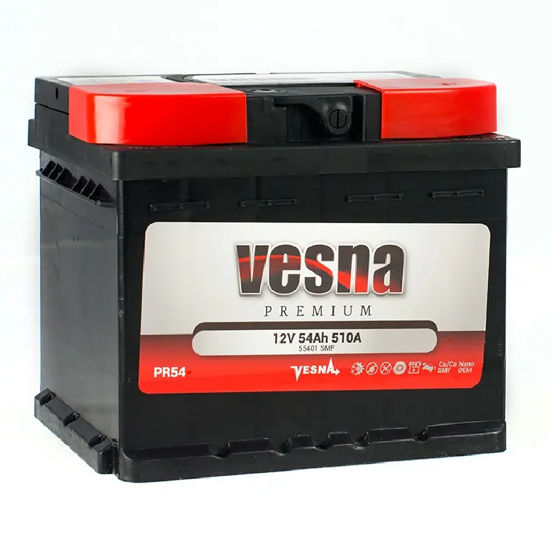 Акумулятор Vesna Premium 54 Ah (0) 510A PR54