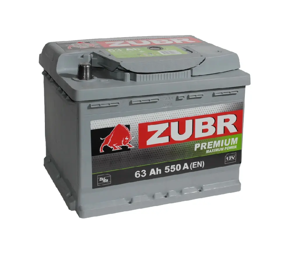 Акумулятор Zubr Premium 63 Ah (1) 550 A