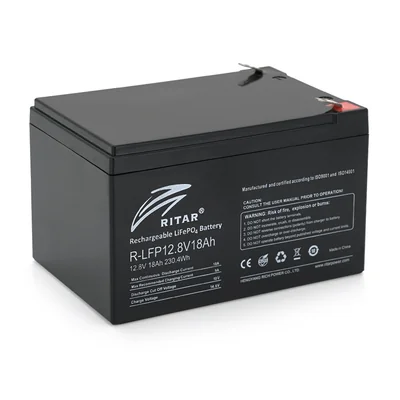 Літієвий акумулятор Ritar R-LFP 12.8V 18Ah / 12.8 В / 18 А⋅год / LiFePO4