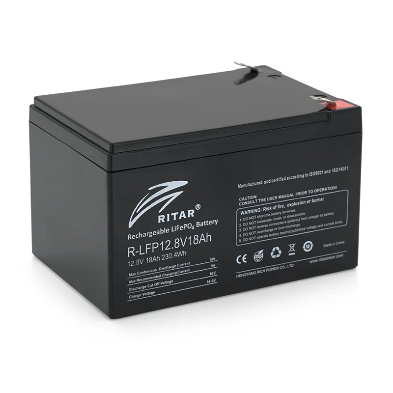 Літієвий акумулятор Ritar R-LFP 12.8V 18Ah / 12.8 В / 18 А⋅год / LiFePO4