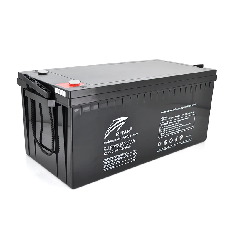 Літієвий акумулятор Ritar R-LFP 12.8V 200Ah Bluet / 12.8 В / 200 А⋅год / LiFePO4