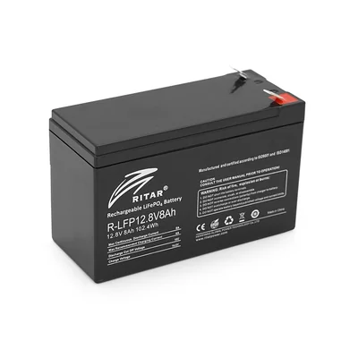 Літієвий акумулятор Ritar R-LFP 12.8V 8Ah / 12.8 В / 8 А⋅год / LiFePO4