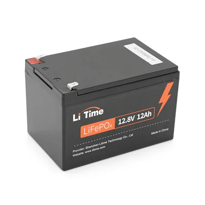 Літієвий акумулятор Li-TIME LiFePO4-12.8-12 / 12.8 В / 12 А⋅год / LiFePO4